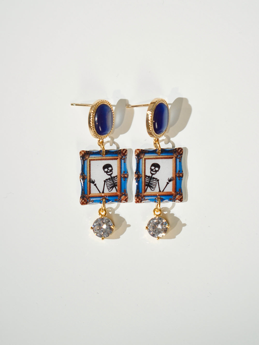 Halloween Skeleton Earrings | Handmade Spooky Earrings