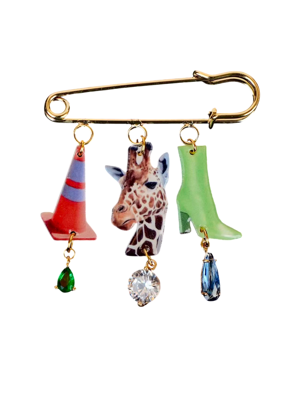Giraffe Brooches