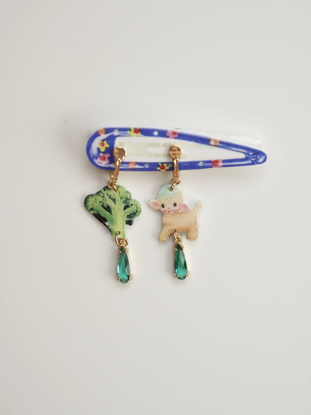 Broccoli Baa Baa Earrings