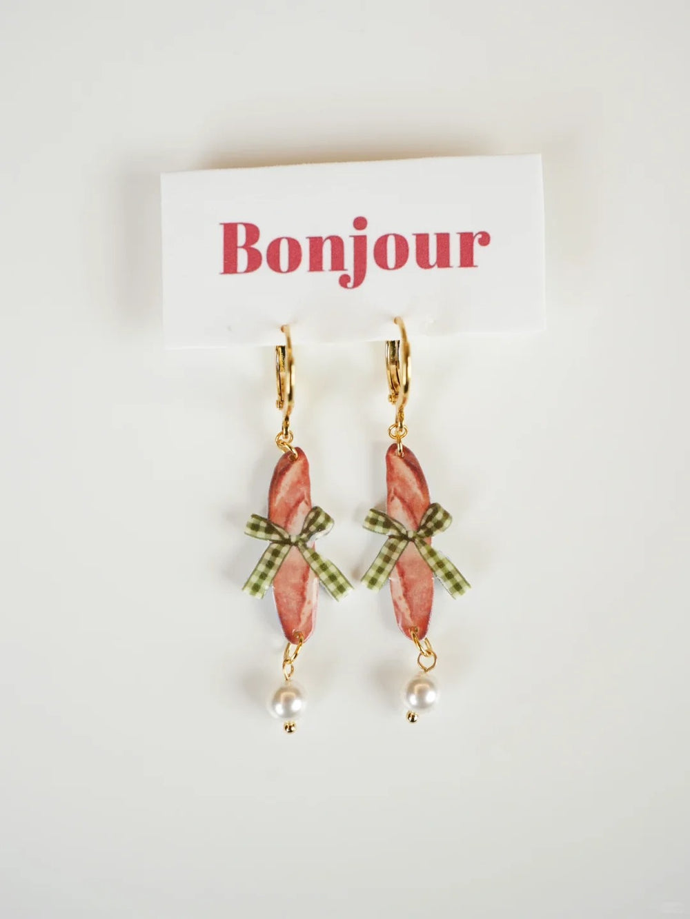 Elegant Baguette Earrings