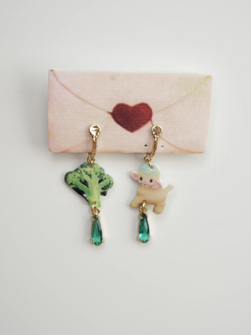 Broccoli Baa Baa Earrings