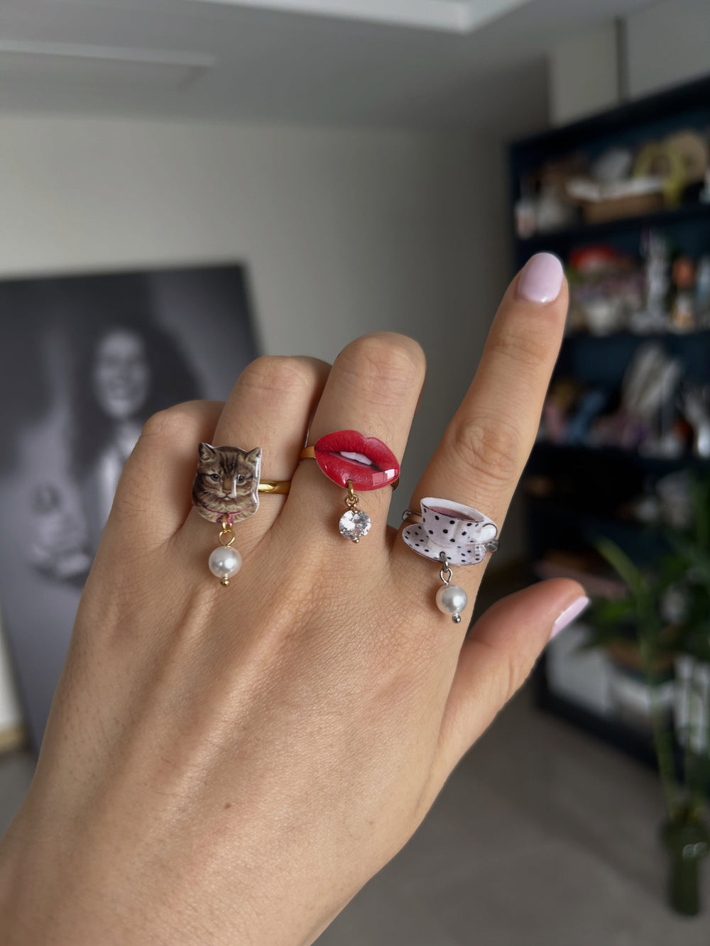 Tabby Cat Rings