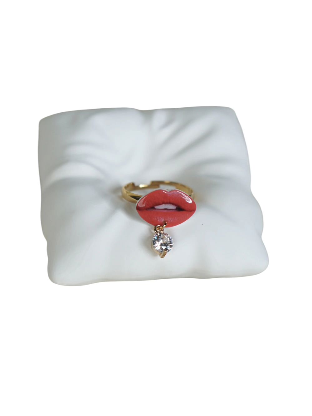 Hot Red Lips Rings