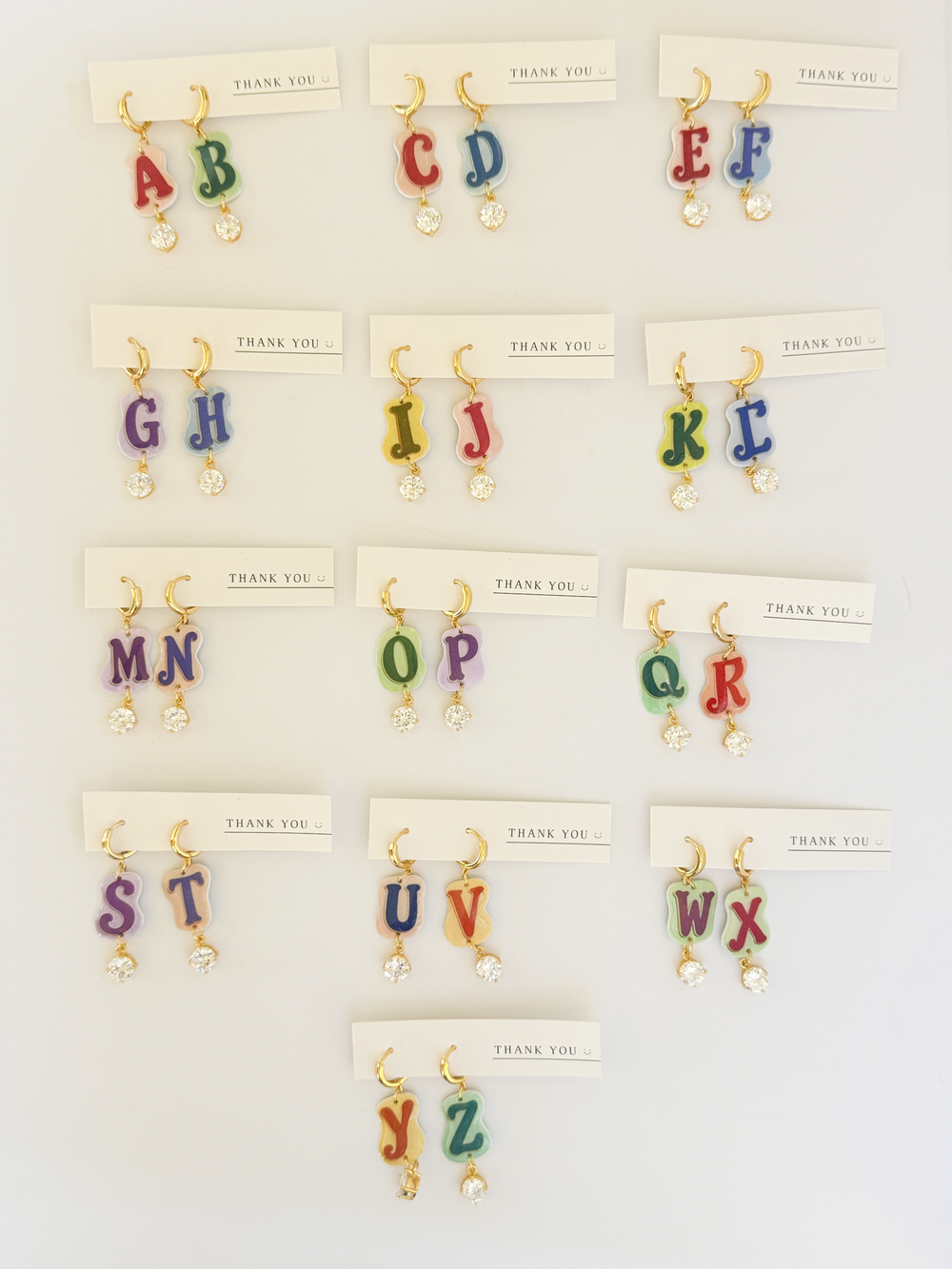 Initial & Letter Earrings | Unique Handmade Earrings | Fun Jewelry