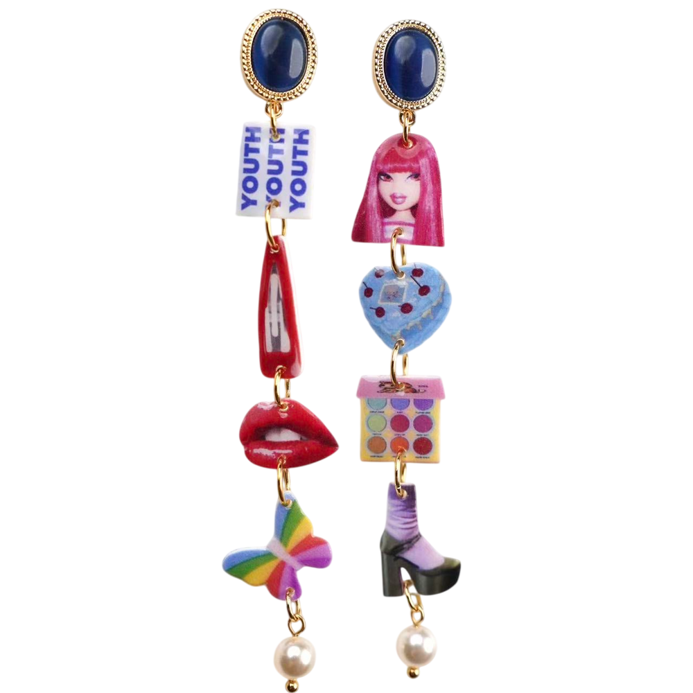 Y2K Dollcore Fantasy Earrings