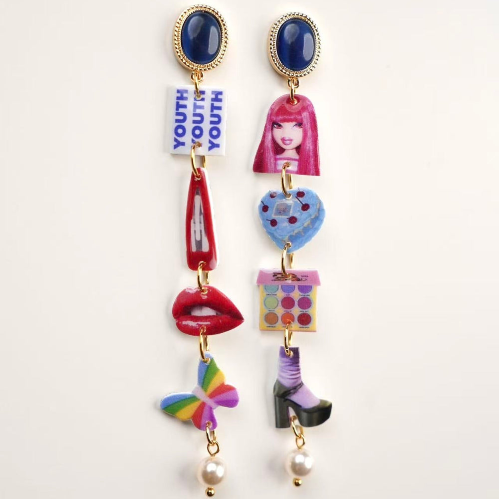 Y2K Dollcore Fantasy Earrings