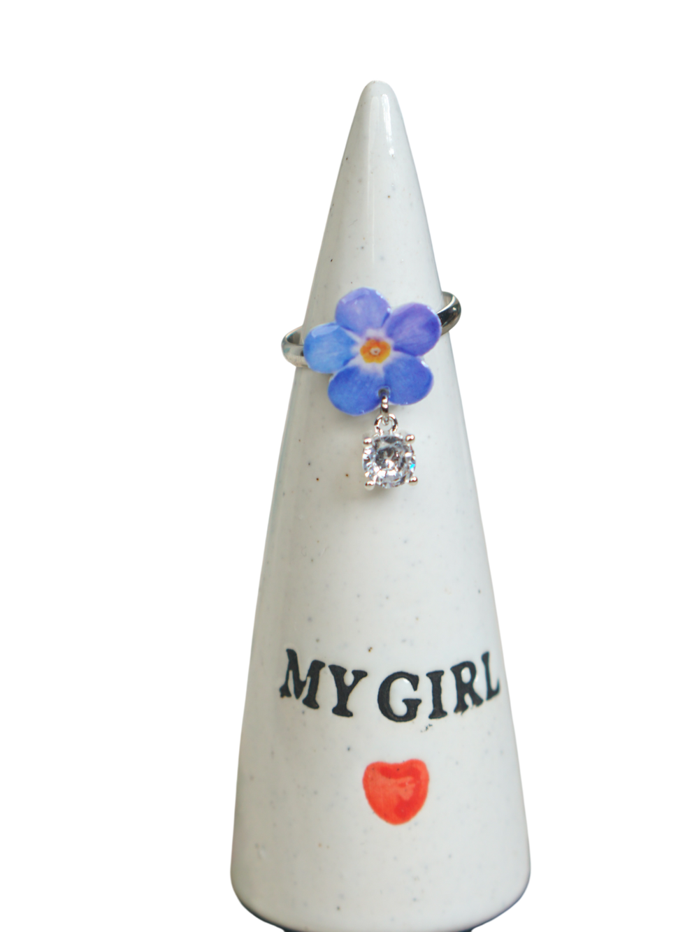 Little Blue Flower Ring