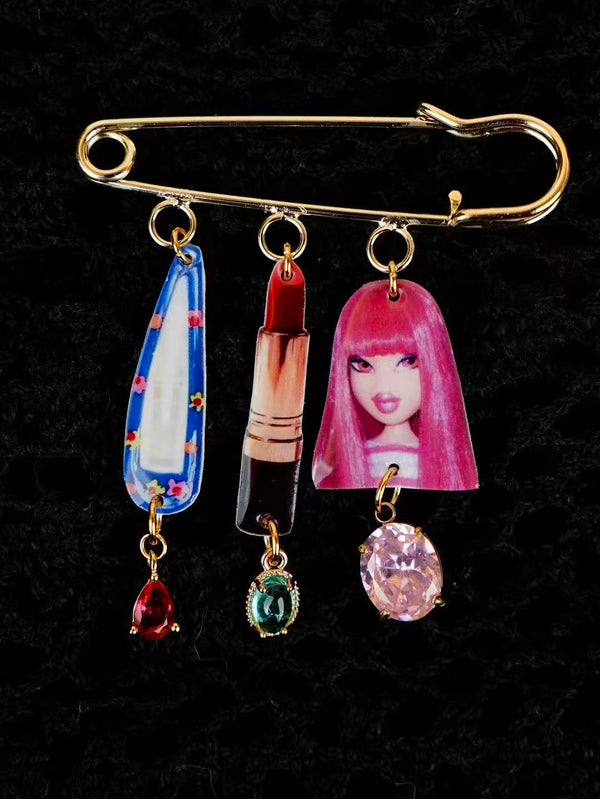 Y2K Dollcore Fantasy Brooches
