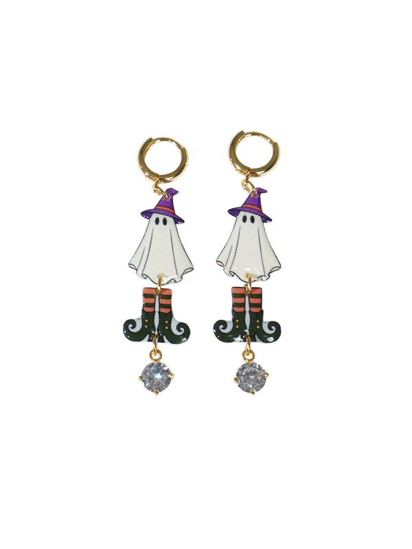Halloween Ghost Earrings | Unique Handmade Earrings | Fun Jewelry