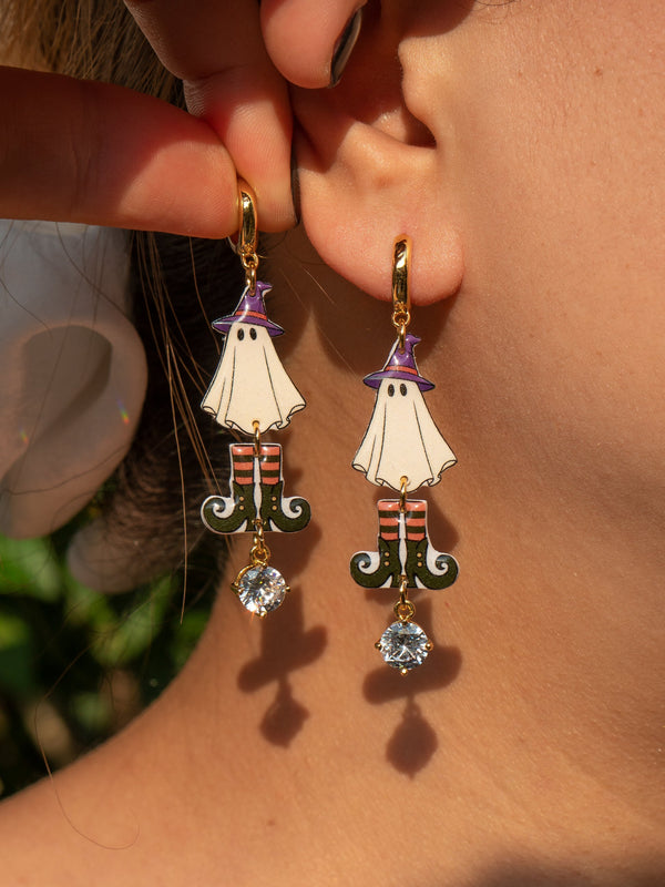 Halloween Ghost Earrings | Unique Handmade Earrings | Fun Jewelry