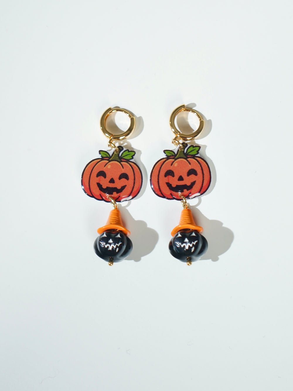 Halloween Pumpkin Earrings | Unique Handmade Earrings | Cute Spooky Jewelry