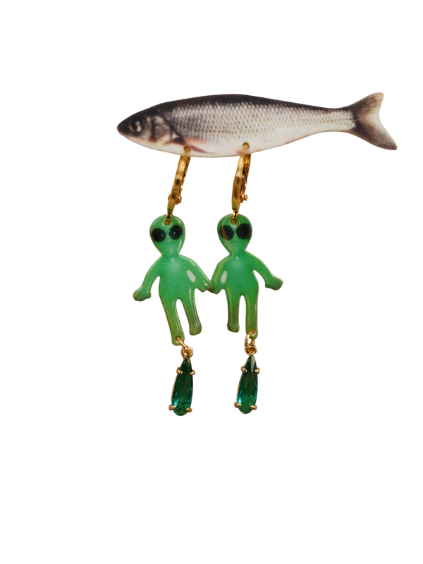 Green E.T.Earrings