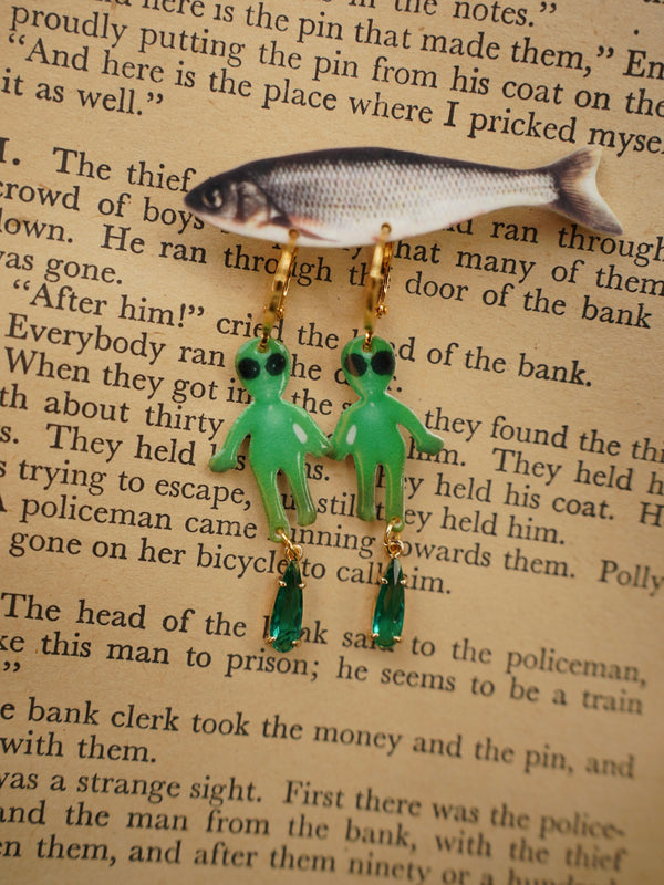 Green E.T.Earrings
