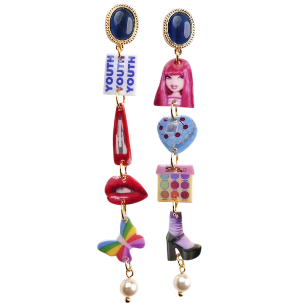 Y2K Dollcore Fantasy Earrings
